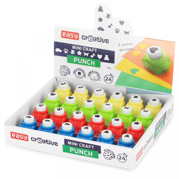 Spokey MINI Dětská děrovačka, 24 ks v balení, různé vzory Spokey MINI Dětská děrovačka, 24 ks v balení, různé vzory