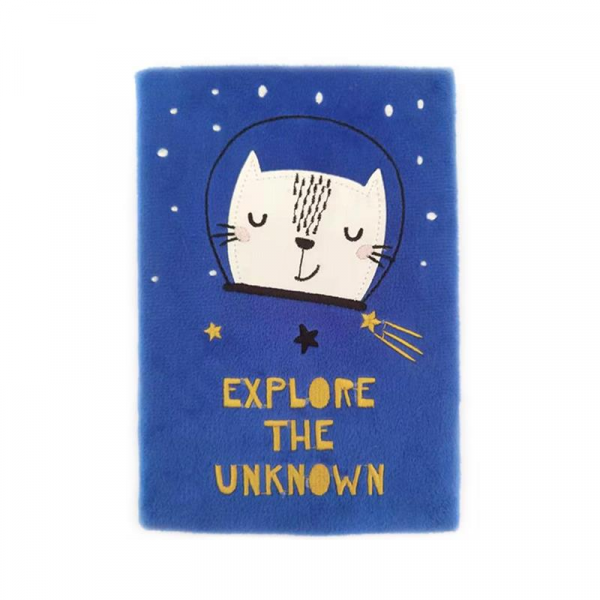 Spokey EASY PLUSHY 1 Plyšový notes A5, 80 listů