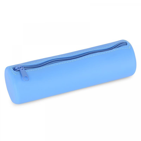 Spokey Silikonové kulaté školní pouzdro, modré Spokey Silikonové kulaté školní pouzdro, modré