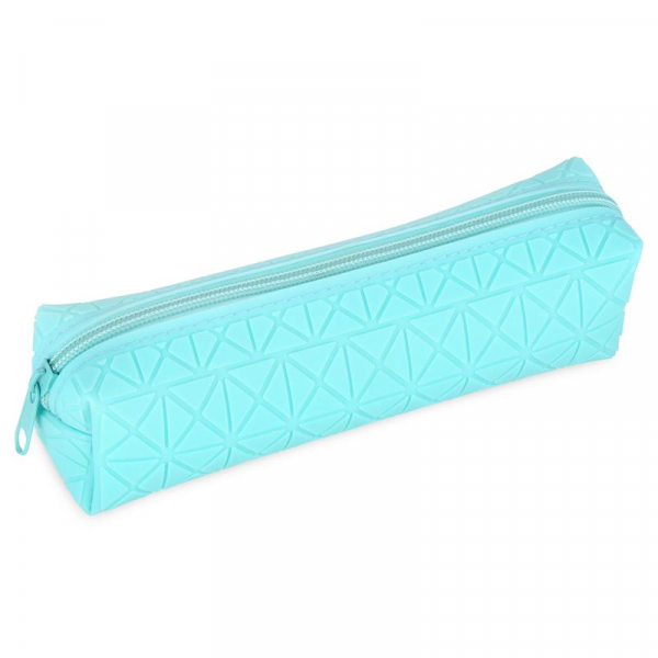 Spokey Silikonové školní pouzdro, tyrkysové Spokey Silikonové školní pouzdro, tyrkysové