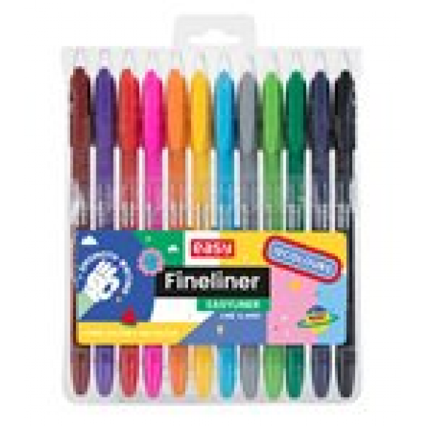 Spokey EASY EASYLINER Sada barevných linerů, 0,4 mm, 12 barev Spokey EASY EASYLINER Sada barevných linerů, 0,4 mm, 12 barev