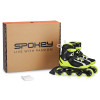 Spokey MrsFIT Dámské fitness kolečkové brusle, černo-žluté, ABEC7 Carbon, vel. 36 