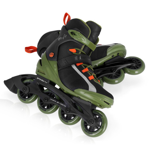 Spokey MrFIT Pánské fitness kolečkové brusle, ABEC7 Carbon, vel. 41-46 