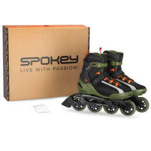 Spokey MrFIT Pánské fitness kolečkové brusle, ABEC7 Carbon, vel. 41-46 