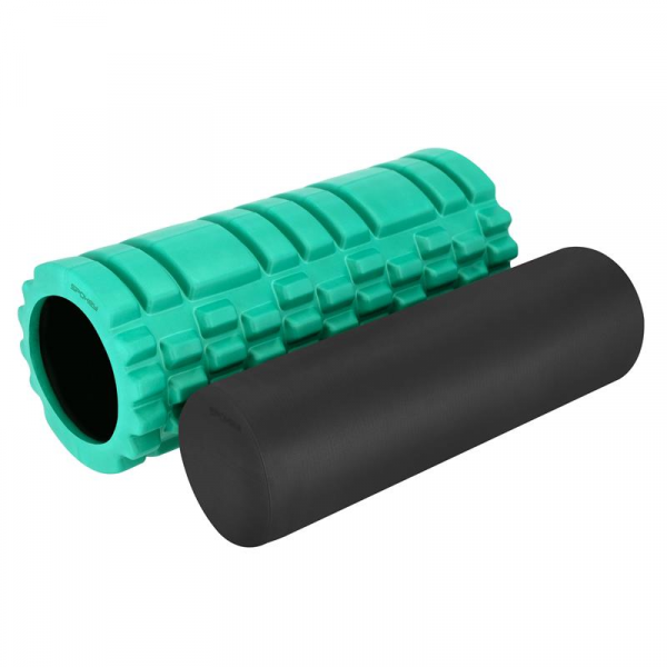 Spokey MIX ROLL Masážny fitness valec 2v1, 33 cm, zelený Spokey MIX ROLL Masážny fitness valec 2v1, 33 cm, zelený