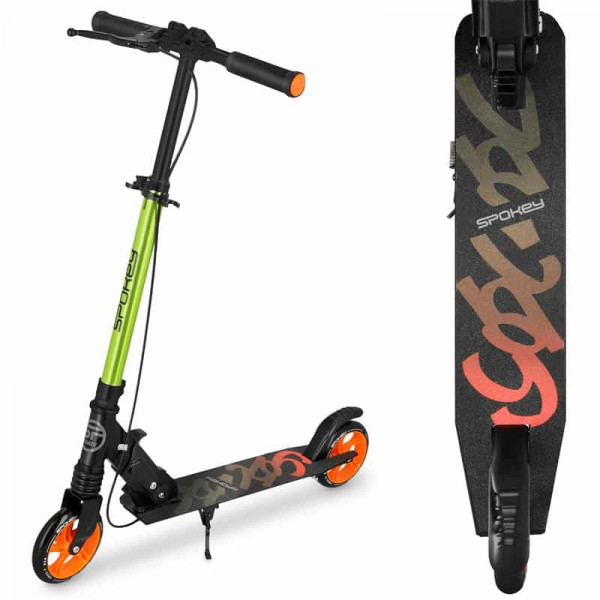 Spokey Vacay Pro Detská kolobežka s ručnou brzdou, zelená  Spokey Vacay Pro Detská kolobežka s ručnou brzdou, zelená