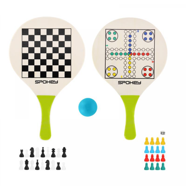 Spokey WOO-BAD GAME Plážové pingpongnové rakety set na spoločenské hry  Spokey WOO-BAD GAME Plážové pingpongnové rakety set na spoločenské hry