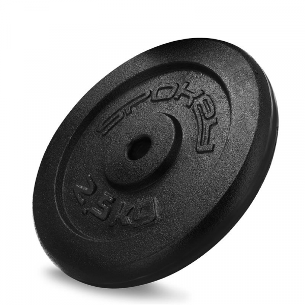 Spokey SINIS Liatinové nakladacie kotúče, 29mm, 25kg Spokey SINIS Liatinové nakladacie kotúče, 29mm, 25kg
