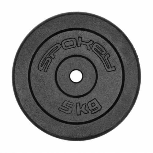 Spokey SINIS Liatinové nakladacie kotúče, 29mm, 5kg 