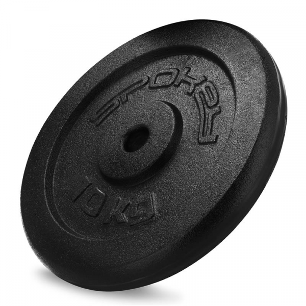 Spokey SINIS Liatinové nakladacie kotúče, 29mm, 10kg Spokey SINIS Liatinové nakladacie kotúče, 29mm, 10kg