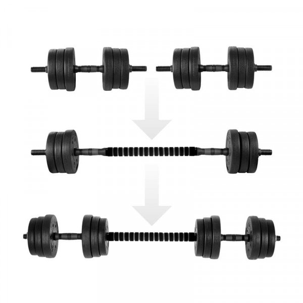 Spokey PONDUS 20 Nakladacie činky, 20 kg  Spokey PONDUS 20 Nakladacie činky, 20 kg