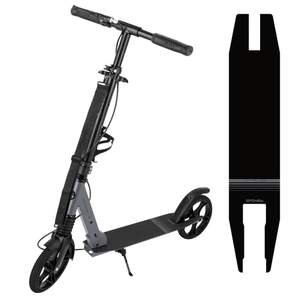 Spokey CITY FLOW PRO Mestská kolobežka, ručná brzda, sivá Spokey CITY FLOW PRO Mestská kolobežka, ručná brzda, sivá