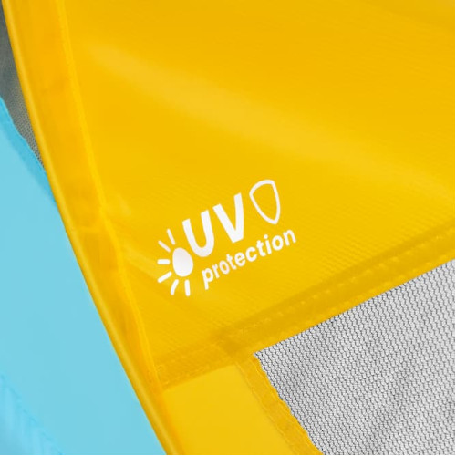 Spokey Stratus Samorozkládací plážový stan s UV 40 žltý Spokey Stratus Samorozkládací plážový stan s UV 40 žltý