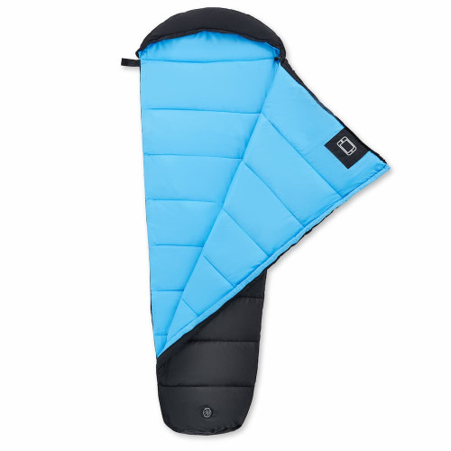 Spokey Nordic 250 Spacák -6°C, čierno-modrý 230x80x50 cm Spokey Nordic 250 Spacák -6°C, čierno-modrý 230x80x50 cm
