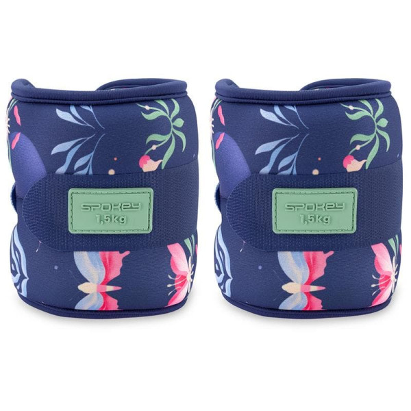 Spokey THE BLOOM FORM Sada závažia na ruky a nohy, 1,5 kg Spokey THE BLOOM FORM Sada závažia na ruky a nohy, 1,5 kg