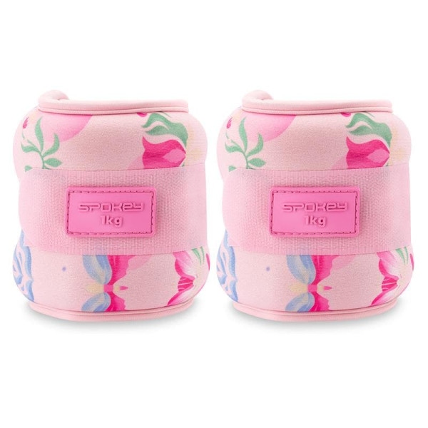 Spokey THE BLOOM FORM Sada závažia na ruky a nohy, 1 kg Spokey THE BLOOM FORM Sada závažia na ruky a nohy, 1 kg