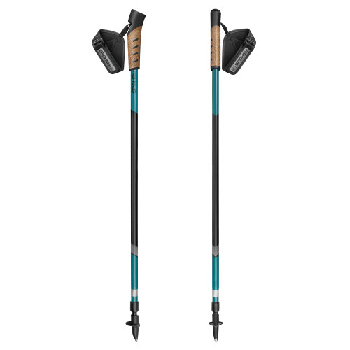 PEAK palice Nordic Walking dvojdielne modré 