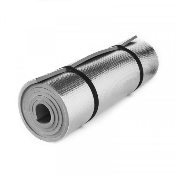 Spokey HIBERNATION Turistická dvojvrstvová karimatka s hliníkovou izoláciou, 180 x 50 x 1 cm