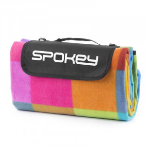 Spokey PICNIC COLOUR Pikniková deka s popruhom, 130 x 150 cm 