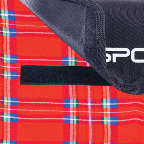 Spokey PICNIC TARTAN Pikniková deka s popruhom, 150x180 cm 