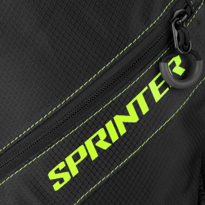 SPRINTER - Cyklistický a bežecký batoh 5 l, zeleno/čierny, vodeodolný 