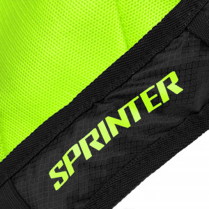 SPRINTER - Cyklistický a bežecký batoh 5 l, zeleno/čierny, vodeodolný 