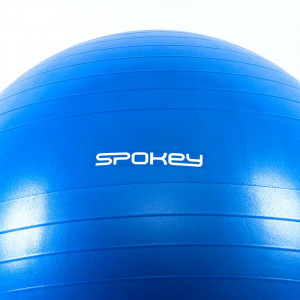 Spokey FITBALL Fit lopta na cvičenie 75 cm a pumpička, modrá 