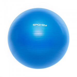 Spokey FITBALL Fit lopta na cvičenie 75 cm a pumpička, modrá 