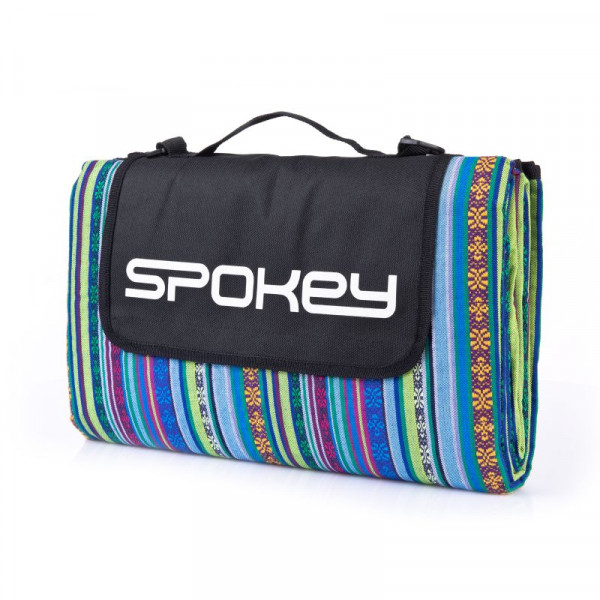 Spokey PICNIC FLORAL Pikniková deka s popruhom, 130x140 cm  Spokey PICNIC FLORAL Pikniková deka s popruhom, 130x140 cm