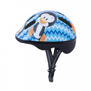 Spokey PENGUIN Detská prilba na bicykel, 44-48 cm 