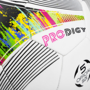 Spokey PRODIGY Futbalová lopta, veľ. 5, biela 