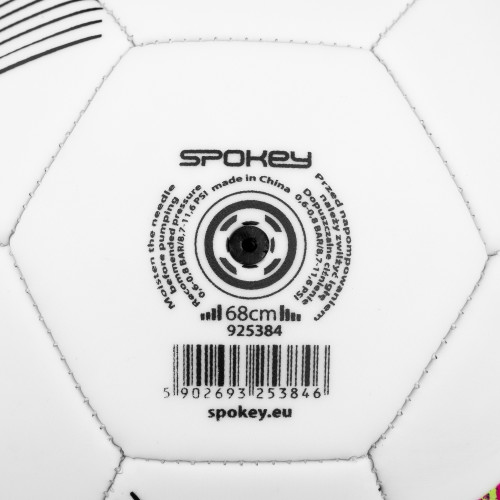 Spokey PRODIGY Futbalová lopta, veľ. 5, biela 