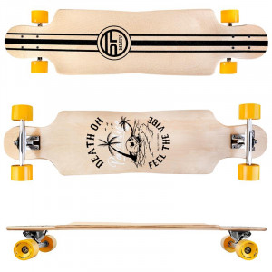 Spokey LONGBAY Longboard 94x23,5cm,  ABEC7 