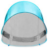 STRATUS Samorozkladací plážový paraván, UV 40, 190x120x90 cm - svetlo modrý 
