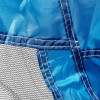 Spokey STRATUS Samorozkládací outdoorový paravan, bílo-modrý, UV 40, 195 x 100 x 85 cm 