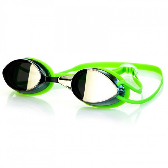 SPARKI Plavecké okuliare, zelené, zrkadlové sklá 